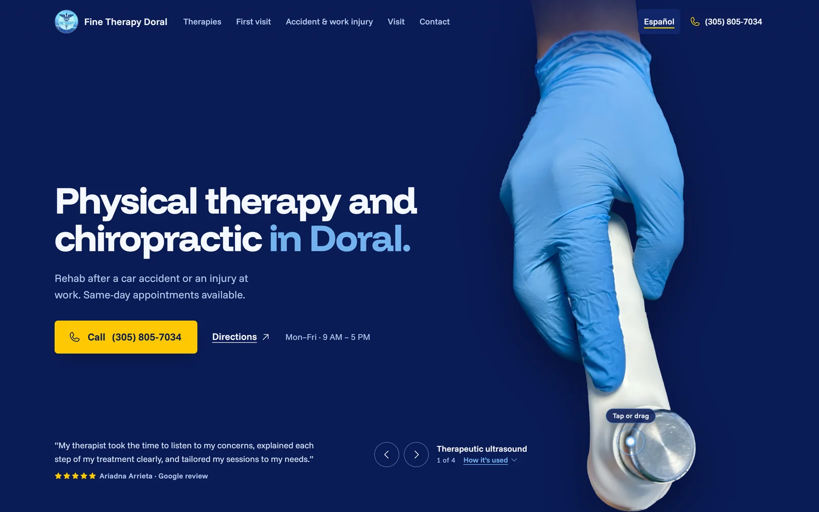 Fine Therapy Doral: Terapia física y quiropráctica · Doral