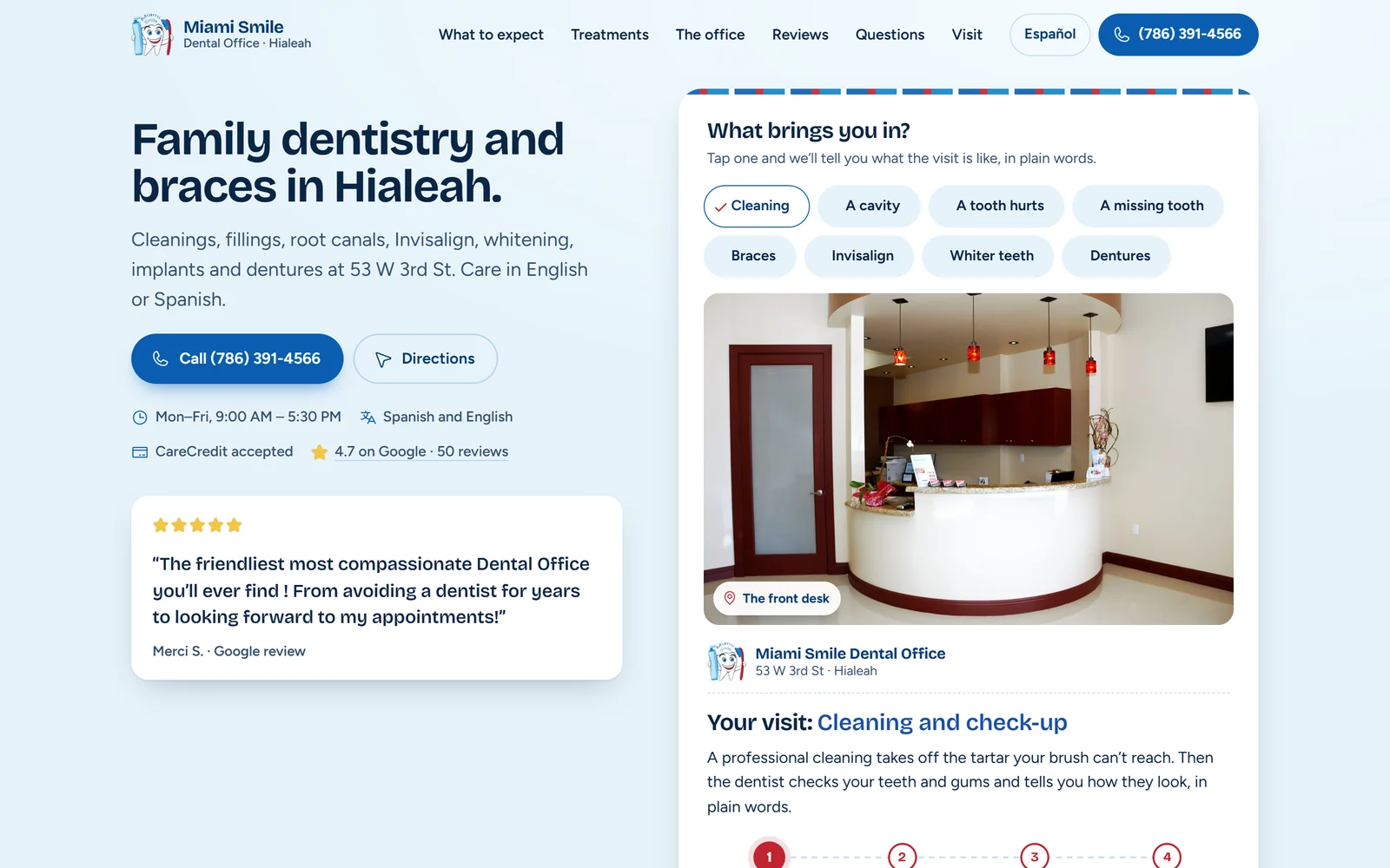 Miami Smile Dental Office: Odontología familiar · Hialeah
