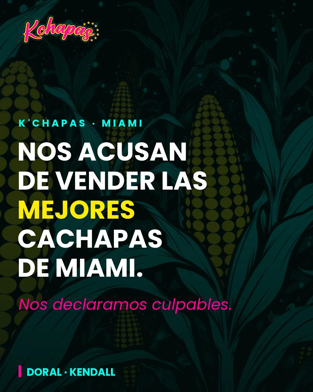 Publicación: nos acusan de vender las mejores cachapas de Miami