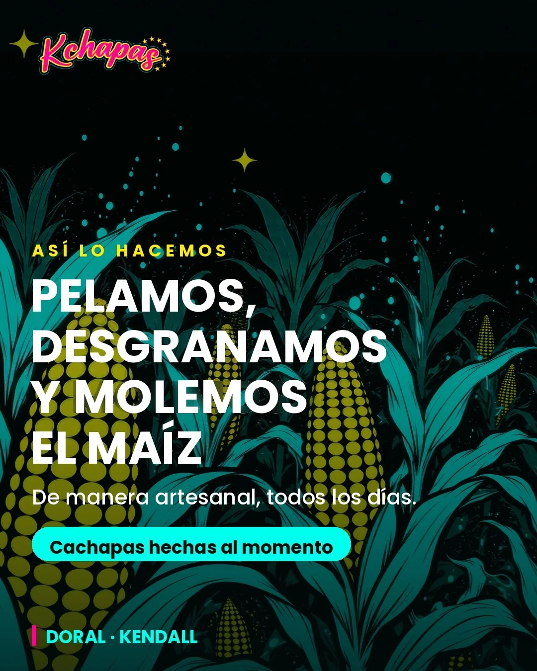 Publicación sobre el maíz molido